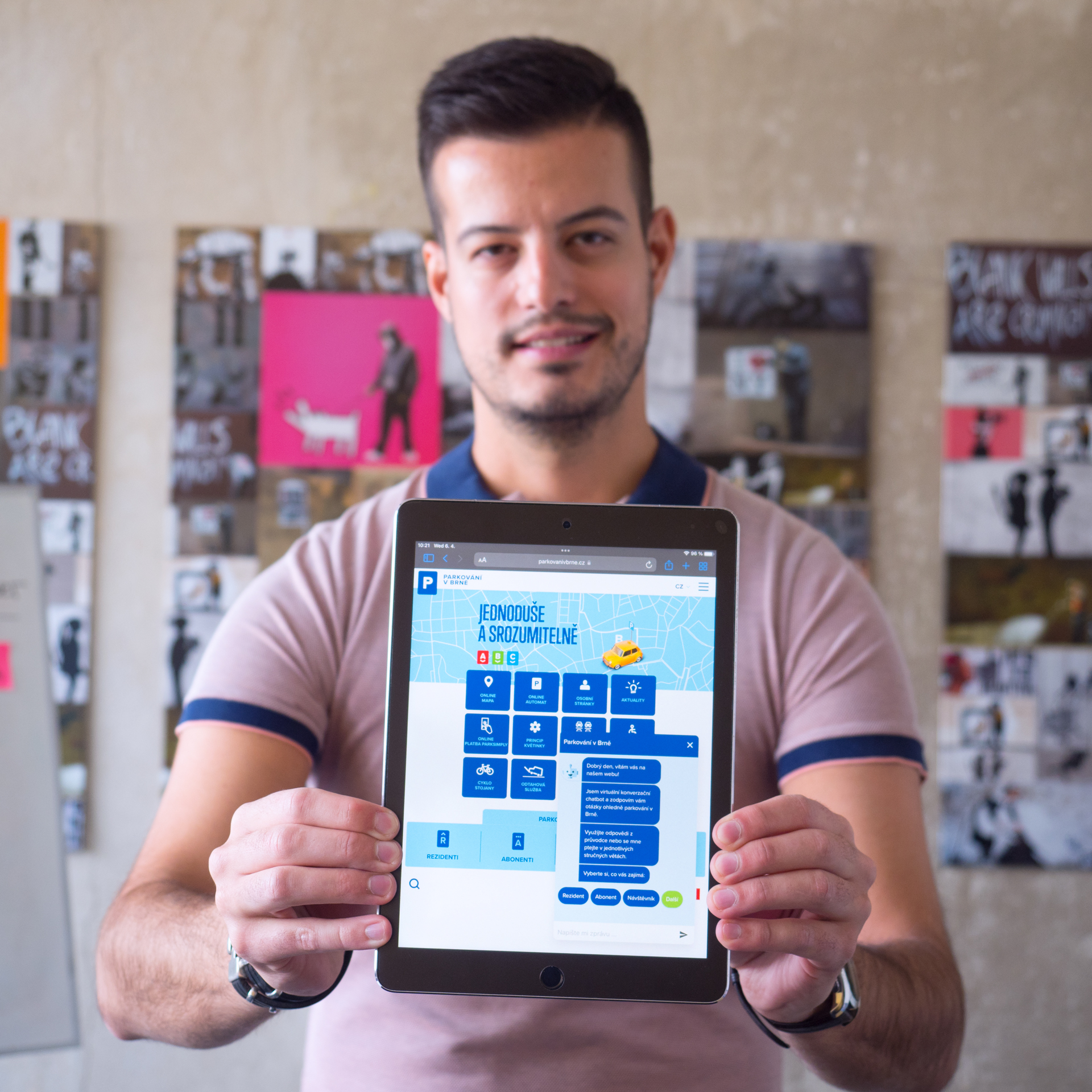Chatbot pro PARKOVANIVBRNE.CZ